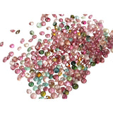2.5-3mm Multi Tourmaline Round Cut Stones, Natural Multi Round Solitaire Cut