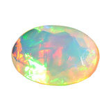 4x6mm Ethiopian Opal Oval Cut Stone, Natural Opal Faceted Opal Stone, Fire Opal