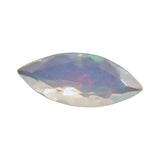 7.4x17.5mm Huge Ethiopian Opal Cut Stone, Marquise Faceted Fancy Cut, 2.15 Cts