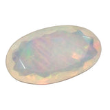 7.7x13mm Huge Ethiopian Opal, Oval Faceted Opal, Fancy Cut Faceted 1.60 Cts