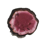 16x18mm Rare Watermelon Tourmaline Rough Slice, OOAK Watermelon Tourmaline Slice Pendant