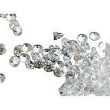 1.5mm Cubic Zirconia, Loose Round Zircon, Faceted Zirconia, Sparkling Clear