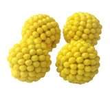 19mm Yellow Glass Beads Round Balls, 2 Pcs Matched Pair Earrings, Fancy Beads