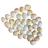 7-11mm Citrine Rose Cut Cabochon Lot, Natural Loose Citrine Faceted Flat Back