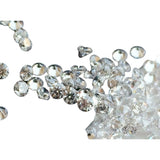 2mm Cubic Zirconia, Loose Round Zircon, Faceted Zirconia, Sparkling Clear