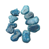 26-38 mm Blue Solar Quartz, Stalactite Slice, Natural Solar Quartz Slices