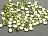 4mm Peridot Round Cut Stone Lot, Loose Pointed Back Round Faceted Peridot Gemstones For Jewelry (5 CTW To 25 CTW) - KSN200Z