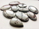 33-52mm Huge Jasper Cabochons, Mix Shape Plain Flat Back Cabochons, 5 Pcs Loose