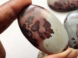 33-52mm Huge Jasper Cabochons, Mix Shape Plain Flat Back Cabochons, 5 Pcs Loose