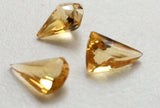 12-13mm Citrine Fancy Shape Cut Stone, 3 Pieces, 8 CTW Citrine For Ring - KSN102