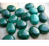 12x10mm Malachite Oval Cabachon, Oval Calibrated Malachite Cabachon