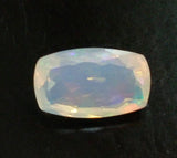 8x13mm Huge Ethiopian Emerald Opal, Rectangle Faceted Opal, Fancy Cut 2.70 Cts