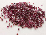 1.5-2.5mm Garnet Round Cabochons, Garnet Flat Back Plain Round Cabochons