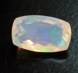 8x13mm Huge Ethiopian Emerald Opal, Rectangle Faceted Opal, Fancy Cut 2.70 Cts