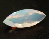 6.6x15.6mm Huge Ethiopian Marquise Opal, Faceted Fancy Cut Stone, 1.60 Cts