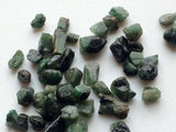 5-10mm Emerald Rough, Green Emerald Rough Stones, Rough Raw Loose Emerald Gemstones (5 Pcs T0 10 Pcs) - PGP884Z