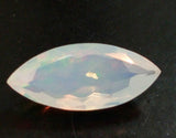 7x14.5mm Huge Ethiopian Marquise Opal, Marquise Faceted Opal, Fancy Cut Stone