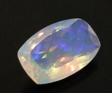 7.3x9.7mm Huge Ethiopian Opal Rectangle Fancy Emerald Cut Stone Faceted 1.05 Cts