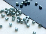 3-4mm Blue Natural Raw Rough Uncut Loose Blue Diamond for Jewelry (1-5Pc)
