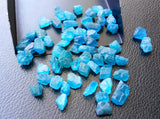 3-5 mm Neon Apatite Raw Stones, Natural Loose Rough Sticks Apatite For Jewelry