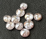 Pink Rose Cut Diamond, RARE 2mm Natural Beautiful Faceted 1 Pc Loose Rose Cut Diamond Cabochon For Jewelry - PPD8Z