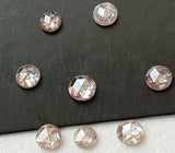 Pink Rose Cut Diamond, RARE 2mm Natural Beautiful Faceted 1 Pc Loose Rose Cut Diamond Cabochon For Jewelry - PPD8Z