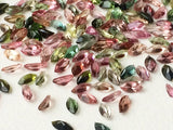 3x6mm Multi Tourmaline Marquise Shape Cut Stones, Loose Natural Multi Tourmaline