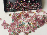 2.5-3mm Multi Tourmaline Round Cut Stones, Natural Multi Round Solitaire Cut