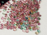2.5-3mm Multi Tourmaline Round Cut Stones, Natural Multi Round Solitaire Cut