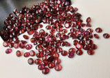 4mm Garnet Round Cut Stone, Natural Faceted Garnet Stone, Loose Garnet Soliatire