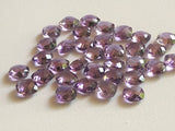 8-8.5mm Amethyst Cabochon, Natural Cushion Cut Check board Both Side Faceted