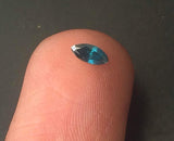 0.19 Cts Clear Blue Diamond Marquise Cut, 5x2.5mm Sparkling Blue Faceted Marquise Diamonds for Jewelry - PDD766