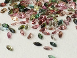 2x4mm Multi Tourmaline Marquise Shape Cut Stones, Faceted Tourmaline Marquise
