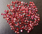4mm Garnet Round Cut Stone, Natural Faceted Garnet Stone, Loose Garnet Soliatire