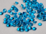 2-2.3mm Neon Apatite Round Cut Stone, Natural Faceted Round Cut Stones