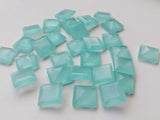 12.5mm Aqua Chalcedony Princess Cut,Stone (5Pcs To 10Pcs) - PDG147