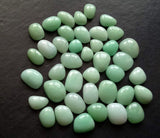 8-10mm Chrysoprase Cabochons, Natural Plain Free Form Shape Chrysoprase