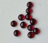 3mm Garnet Cabochons Tiny Calibrated Garnet Plain Smooth Round Loose Natural