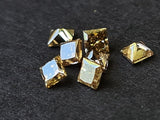Melee Champagne Diamonds, 1.5mm Natural Square Princess Cut Faceted Brown Diamond For Jewelry (1Pc To 2Pc) - PPKJ216