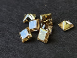 Melee Champagne Diamonds, 3mm Natural Square Princess Cut Faceted Brown Diamond For Jewelry (1Pc To 2Pc) - PPKJ217