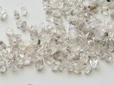 Herkimer Diamond, NATURAL 5-9mm Clear White Raw Rough Loose Herkimer Diamond Cabochon (10Cts To 20Cts) - PKSG165Z