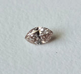 3.5x2.5mm Light Pink 0.11 Cts Rare Clear Marquise Diamond for Jewelry-PDD848