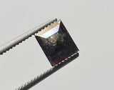6x5 mm Salt And Pepper Diamond Rectangle Cut, Conflict Free Natural Diamond
