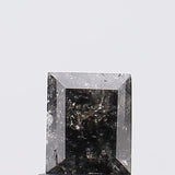 6x5 mm Salt And Pepper Diamond Rectangle Cut, Conflict Free Natural Diamond