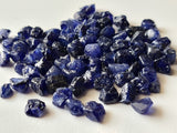 Blue Rough Un Drilled Glass Filled Raw Sapphire Natural Gem Stones, 5 Pieces Loose Raw Blue Sapphire For Jewelry - PDG338