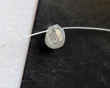 4x3mm Grey Sparkling Faceted Tear Drop Loose Diamond for Pendant-PDD837