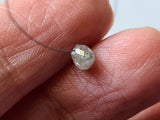 4x3mm Grey Sparkling Faceted Tear Drop Loose Diamond for Pendant-PDD837