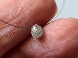 4x3mm Grey Sparkling Faceted Tear Drop Loose Diamond for Pendant-PDD837