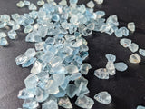 7-8mm Blue Topaz Rough Gemstones, Raw Natural Loose Rough Blue Topaz Undrilled Stones (2 Pcs T0 4 Pcs) - DGA98Z