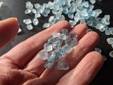 7-8mm Blue Topaz Rough Gemstones, Raw Natural Loose Rough Blue Topaz Undrilled Stones (2 Pcs T0 4 Pcs) - DGA98Z
